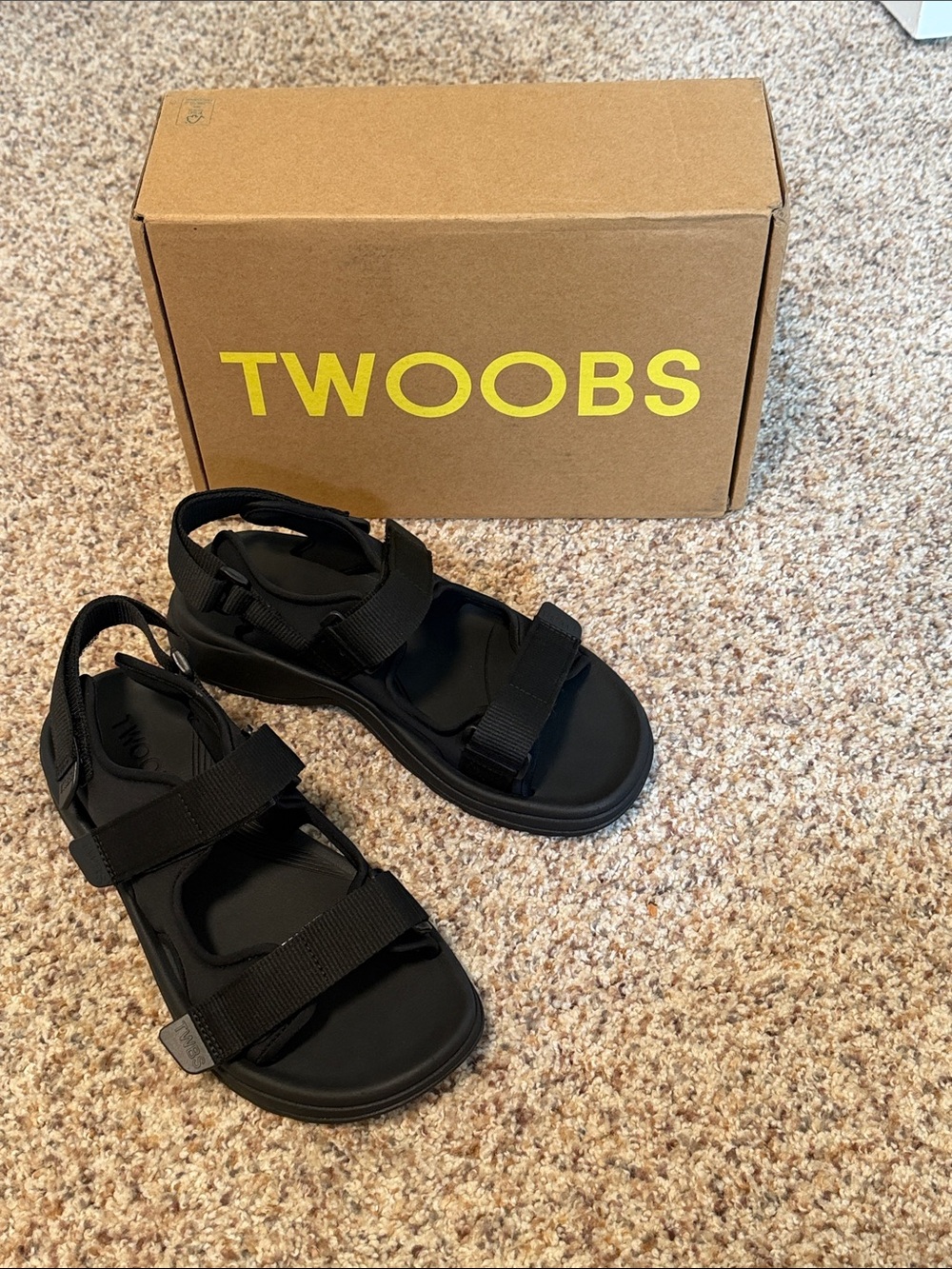 Twoobs Hiking/City/Adventure Sandals- size 38
